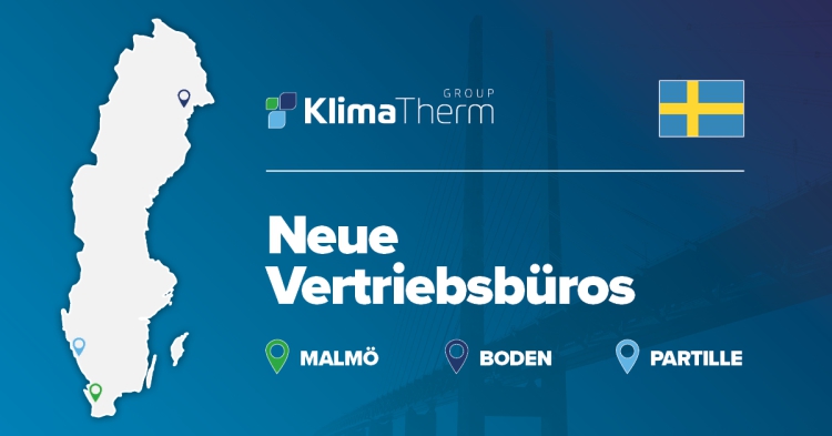 Klima-Therm erweitert seine Aktivitäten in Schweden 