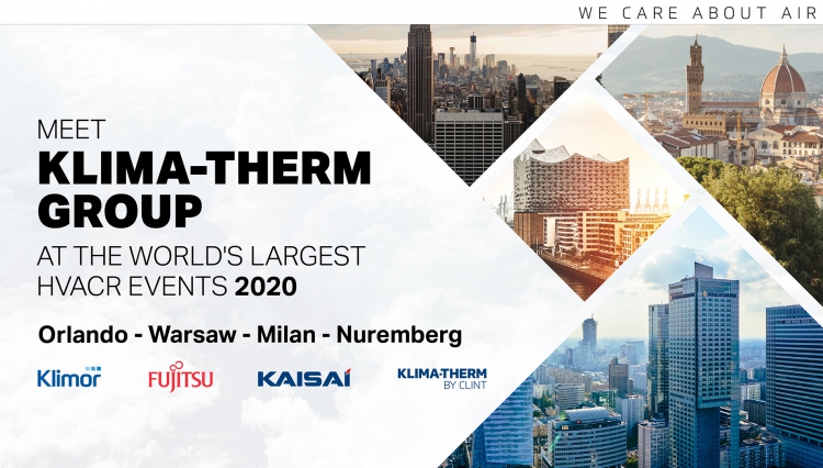 Klima-Therm Group at the world’s largest trade shows (2020)