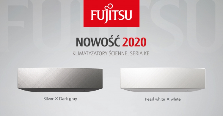 NOWOŚĆ: Fujitsu wprowadza na rynek atrakcyjne modele klimatyzatorów KE z Serii Design