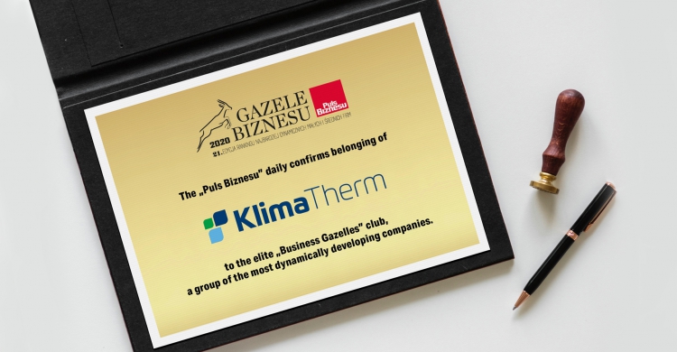 Klima-Therm Group with the title of a 