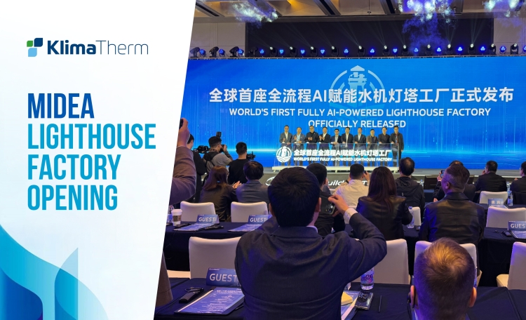Klima-Therm at the opening of the world's first intelligent chiller factory of Midea