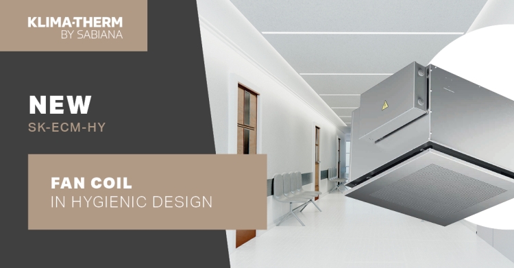  NEW Hygienic design fan coil unit