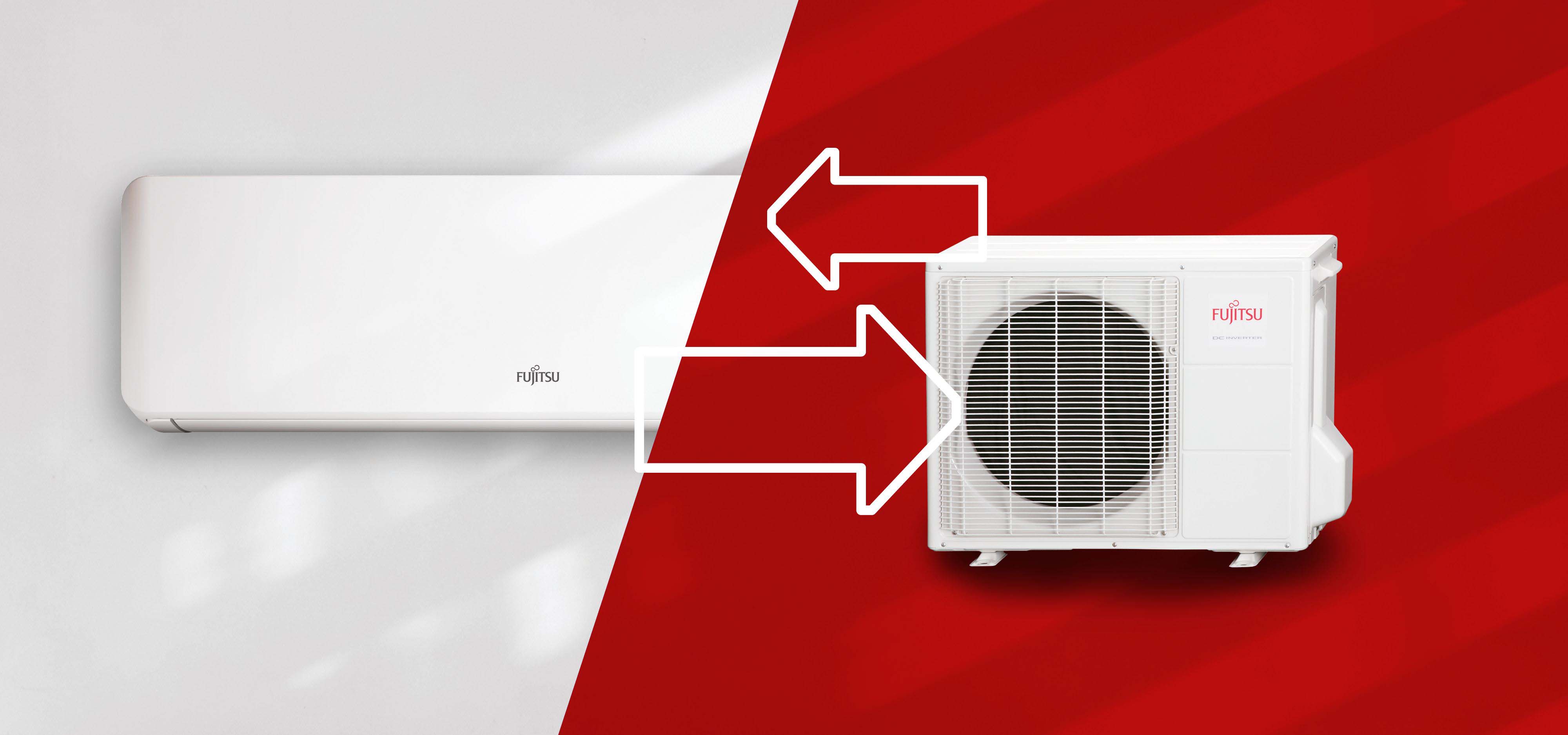How the cooling system of the air conditioner is built?