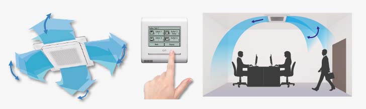 individual airflow direction control