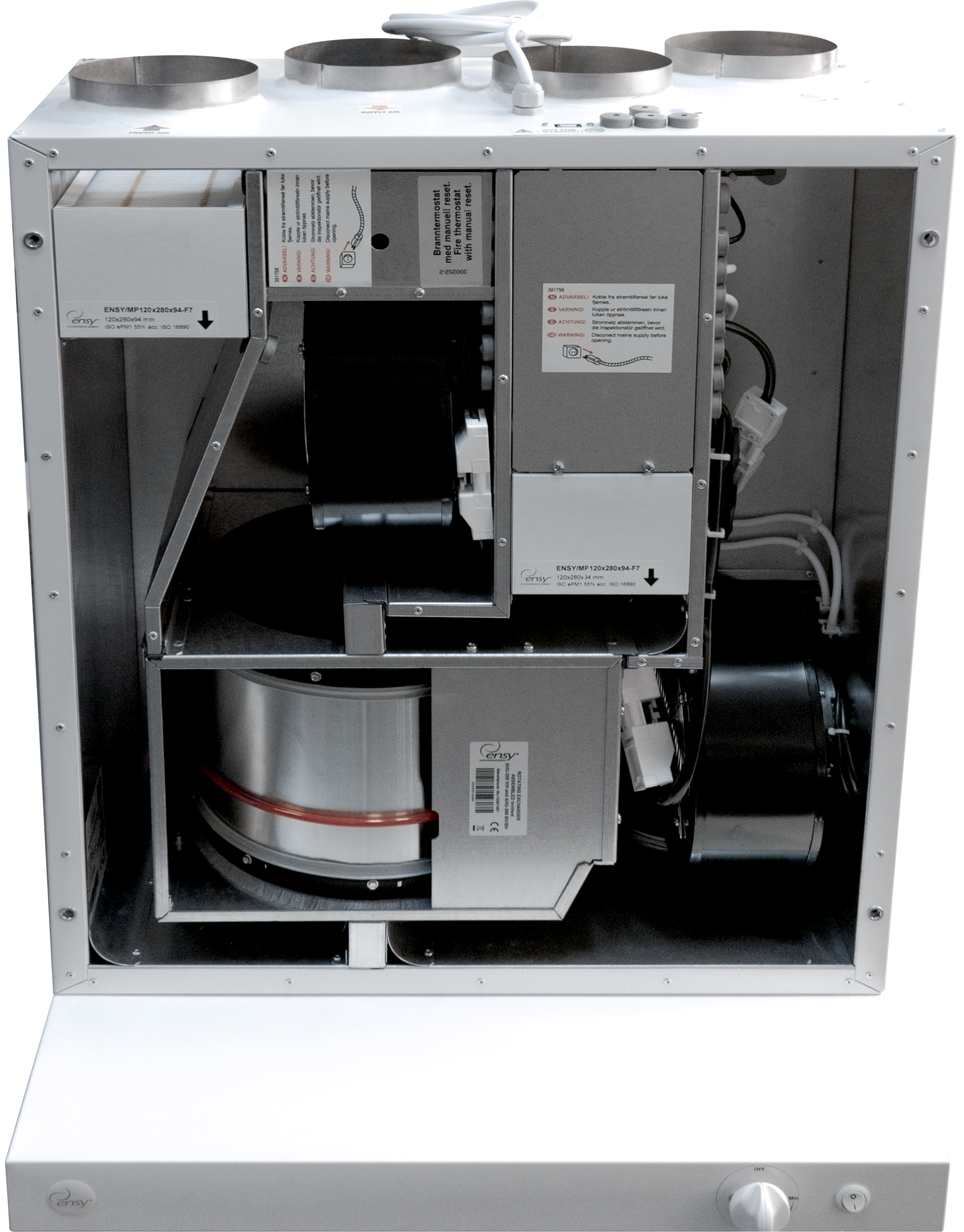 InoVent AHU 200 KH FRONT_uncovered